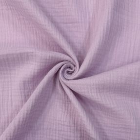 Dvojna gaza/muslin soft lilac ORGANIC