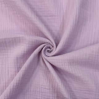 Dvojna gaza/muslin soft lilac ORGANIC