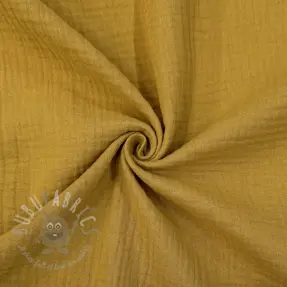 Dvojna gaza/muslin dark ochre