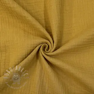 Dvojna gaza/muslin dark ochre