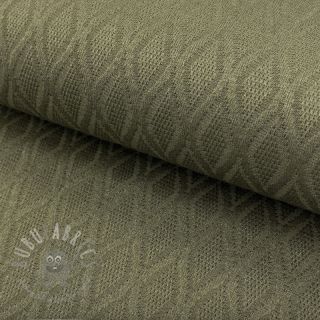 Pletenina jacquard Diamond army