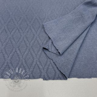 Pletenina jacquard Diamond baby blue