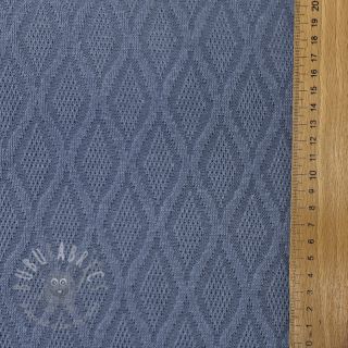 Pletenina jacquard Diamond baby blue