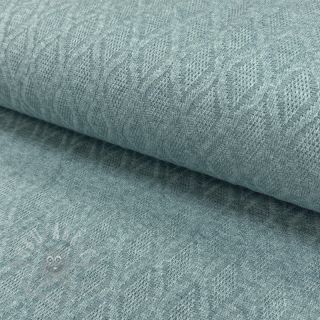 Pletenina jacquard Diamond ocean blue