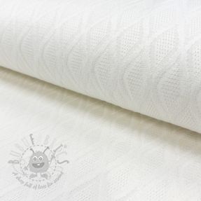Pletenina jacquard Diamond off white