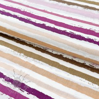 Pamučna tkanina Big stripes Snoozy old pink