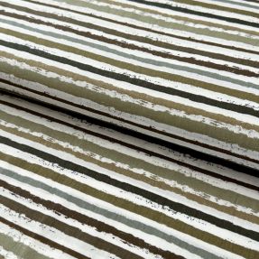 Pamučna tkanina Small stripes Snoozy taupe