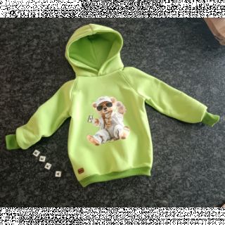 Kosmatena prevešanka JOGGING olive