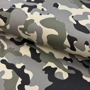 JEANS DENIM STRETCH Camouflage grey