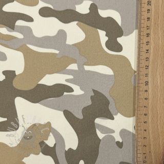 JEANS DENIM STRETCH Camouflage natural