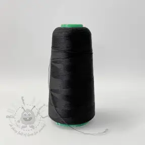 Overlock Poliestrski sukanec STRETCH 2700 m black