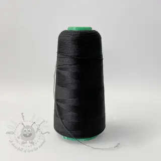 Overlock Poliestrski sukanec STRETCH 2700 m black