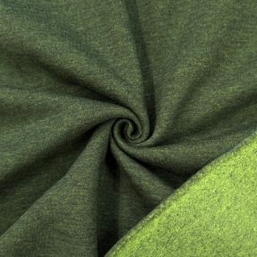 Kosmatena prevešanka MELANGE bottle green