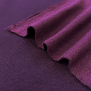 Kosmatena prevešanka MELANGE bordeaux