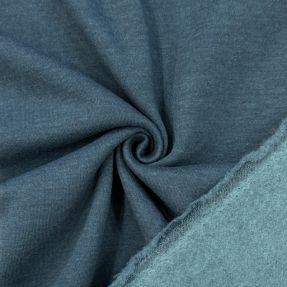 Kosmatena prevešanka MELANGE dark petrol