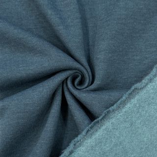 Kosmatena prevešanka MELANGE dark petrol