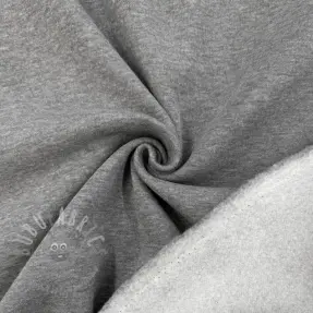 Kosmatena prevešanka MELANGE middle grey