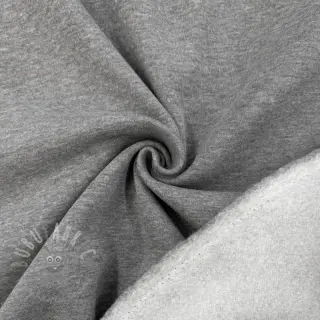 Kosmatena prevešanka MELANGE middle grey