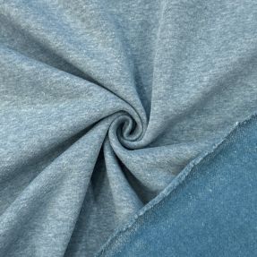 Kosmatena prevešanka MELANGE old blue