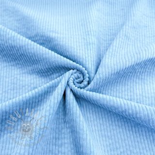 Žamet 6W WASHED STRETCH light blue