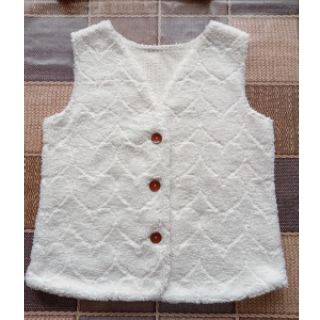 Plaščevina TEDDY Hearts in hearts ecru