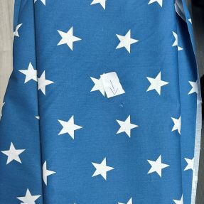 Bombažna tkanina Stars indigo 2nd class
