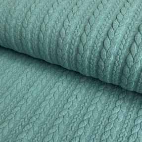 Pletenina jacquard Cably dark green