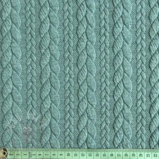 Pletenina jacquard Cably dark green