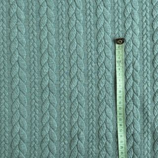 Pletenina jacquard Cably dark green