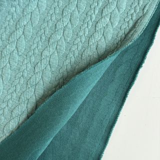 Pletenina jacquard Cably dark green