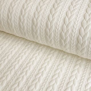 Pletenina jacquard Cably off white