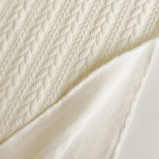 Pletenina jacquard Cably off white