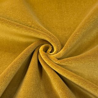 Elastičen žamet VELVET PREMIUM mustard