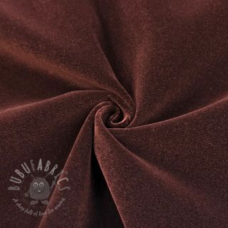 Žamet VELVET LIGHT reddish brown