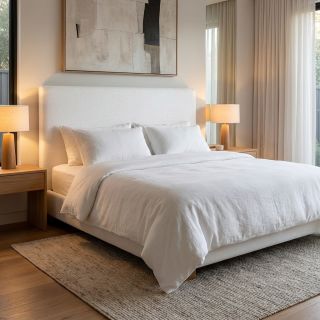 Lan opran STONEWASHED PREMIUM white