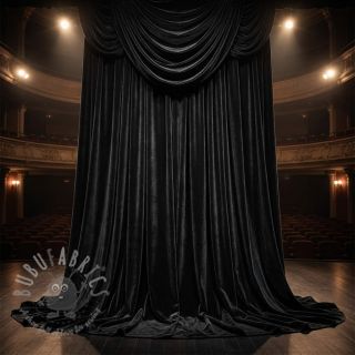 Žamet VELVET PREMIUM black