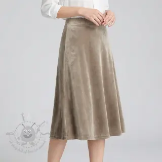 Elastičen žamet VELVET STRETCH taupe