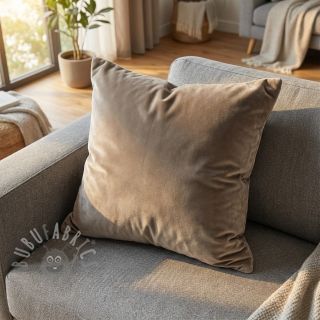 Elastičen žamet VELVET STRETCH taupe