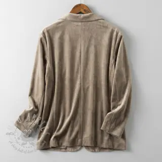 Elastičen žamet VELVET STRETCH taupe
