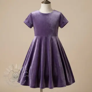 Elastičen žamet VELVET STRETCH violet