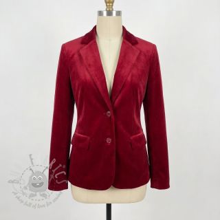 Elastičen žamet VELVET STRETCH red
