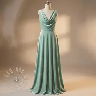 Elastičen žamet VELVET STRETCH mint