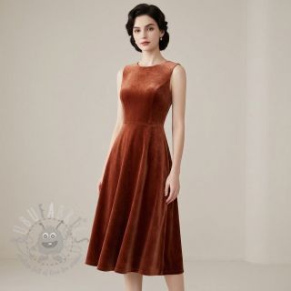 Elastičen žamet VELVET STRETCH brick