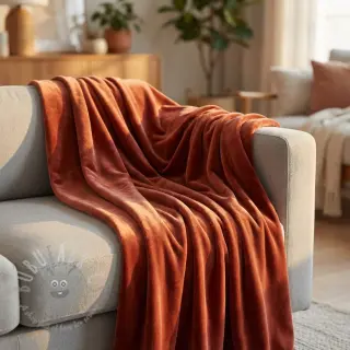 Elastičen žamet VELVET STRETCH brick