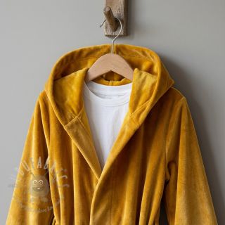 Elastičen žamet VELVET STRETCH ochre