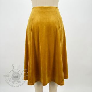 Elastičen žamet VELVET STRETCH ochre