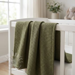 Bombažni vafel tkanja pickle