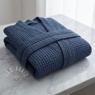 Bombažni vafel tkanja dark jeans