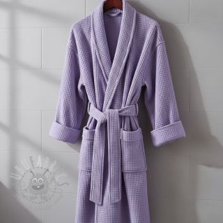 Bombaž z vafelj tkanja bright lilac