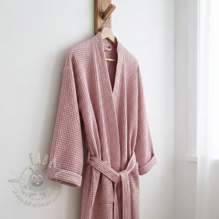 Bombažni vafel tkanja lilac